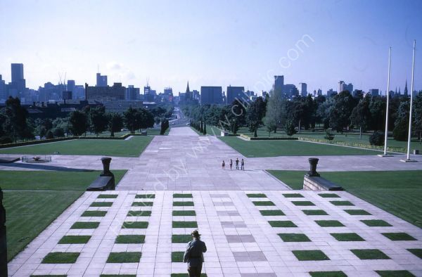 View of City from War Memorial, Melbourne Park, Melbourne